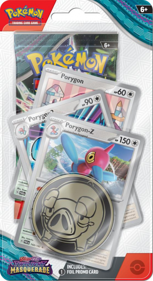 Premium Checklane Blister [Horsea] from Twilight Masquerade Pokémon card set